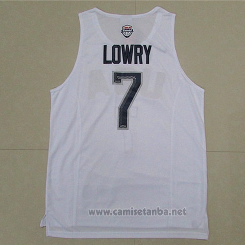 Camiseta USA 2016 Kyle Lowry #7 Blanco